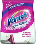 Vanish Gold Oxi Action Upholstery & Carpet Cleaner, Stain Remover Powder for Large Area Cleaning, 650g | Removes 3x More Dirt & Pet Hair vs Vacuuming Alone | Neutralises Odours | Deep Cleans