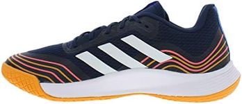 adidas Men's Novaflight Sustainable Volleyball Shoe, Team Navy/Cloud White/Blue Rush, 12