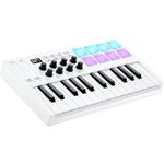 Btuty 25-Key MIDI Control Midi Keyboard Midi Controller Keyboard Portable USB Keyboard with 25 Velocity Sensitive Keys 8 Backlit Pads 8 Knobs