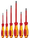 6 Pc Screwdriver Set, 1000V Insulated