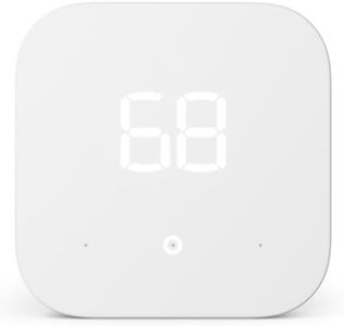 Amazon Smart Thermostat – Save money and energy - Works with Alexa and Ring - C-wire required