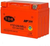 TDR YTZ12S 12V 11Ah GEL Motorcycle Battery: Ideal for Motorcycle, Snowmobile, ATV, and Watercraft Applications - Maintenance-Free Sealed Design, Rechargeable and Spill-Proof Replace MBTX9U YT12ABS