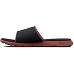 Under Armour Men's Ignite 7 Slide Sandal, (002) Black/Red Fusion/Red Fusion, 10