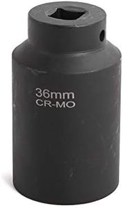 WINTOOLS 36mm 1/2" Drive 6 Point Axle Nut Socket