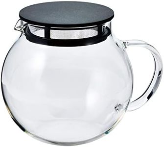 Hario Jumping Leaf Tea Pot, 600ml, Black