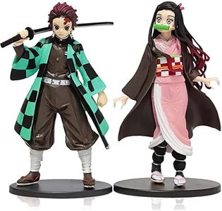IFHDO Demon Slayer Figuras, Demon Slayer Anime Acción Figura, Anime Puppets Figura PVC Juguetes Anime Figura Modelo Mesa Escritorio Decoración para Niños Cumpleaños Regalo, Coleccionables