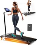 Walking Pad with Handle Bar, BestGod Treadmills for Home Office 330 lbs Capacity Foldable Under Desk Treadmill 5% Walking Treadmill with Incline 2.5 HP Folding Treadmills with Remote Control