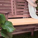 Garden mile Bench Cushion Pad Outdoor Indoor - Garden Kitchen Furniture 2 Seater 108x45x5cm Cream Seat Foam - Non Slip Waterproof for Patio Rattan Sofa Swing Hammock Padded