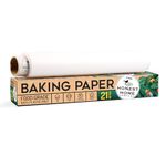 The Honest Home Co. | Baking Paper Roll - 21 Meters, 40 GSM | FDA Approved Parchment Paper| 100% Non Stick | Baking Essentials | Pack of 1