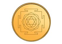 CGR 24K (999) 0.5gm Lakshmi Yantra BIS Hallmarked Gold Coin