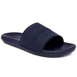 Nautica Men's Open Toe Slide Sandals - Comfortable Indoor & Outdoor Shower Slippers, Navy Mono Pilf, 5 UK