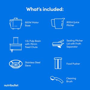 nutribullet 800W Centrifugal Juicer – Powerful Juice Extractor