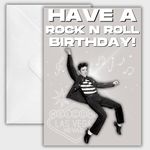 Elvis Birthday Card - Funny Birthday Cards for Women - Elvis - Happy Birthday Card for Mum Sister Daughter Auntie Cousin Bestie Best Friend Work Colleague