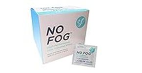 100 Pack Anti Fog Cleaning Wipes, Suitable for All Types of Lenses, Glasses and Spectacles, Up to 24 Hours Protection Against Steaming Condensation and Static Discharges, High Performance Fog Wipes