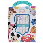 Disney Baby Mickey Mouse, Minnie, Toy Story and More! - My First Library Board Book Block 12-Book Set - First Words, Shapes, Numbers, and More! - PI Kids