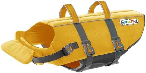 Outward Hound Granby Splash Yellow Dog Life Jacket, Medium