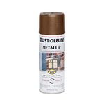 Rust-Oleum 286525 Stops Rust Metallic Spray Paint for Outdoor Metals and Alloy (Dark Copper, 312 Grams)