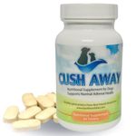 CushAway 60Tabs HMR Lignans and Melatonin for Small to Large Dogs Cushing Treatment Dogs Adrenal Support Supplements Improves Overall Well-Being Phosphatidylserine 90mg Melatonin 3.5mg HMR lignans24mg