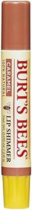 Burt's Bees 100% Natural Origin Lip Shimmer, Caramel with Shea Butter and Fruit Oils, 1 Tube, 2.6g