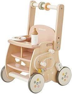 VERTBAUDETChariot de Marche Poussette en boisroseTU