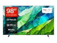 TCL 98C855K 98-inch QLED Mini LED TV, QLED PRO, 4K HDR Premium 3500nits, Smart TV Powered by Google TV (Dolby Vision & Atmos, Onkyo 2.2.2 sound system, 144Hz Motion Clarity Pro)