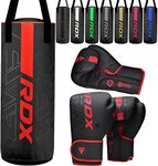 RDX Kids Punching Bag 2FT with Boxing Gloves, Kara Junior Hanging Bag Set, Kickboxing MMA Home Gym