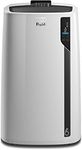 DeLonghi Portable Air Conditioner 12,500 BTU,cool extra large rooms up to 550 sq ft,wifi with alexa,energy saving,heat,quiet,remote,AC Unit,dehumidifier,fan,programmable,window venting kit,EL376HRGFK