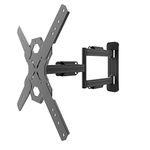 Kanto PS300 Full Motion Articulating TV Wall Mount for 26-inch to 60-inch TVs | Low Profile & 22" Extension | VESA Compatible up to 400 x 400 | Black