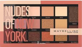 Maybelline New York, Eyeshadow Palette, Blendable Creasefree Shades, Nudes of New York