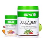 OZiva Plant Based Guava Supplement 250 g and OZiva Plant Based Glutathione Builder 60 Vegetarian Capsules