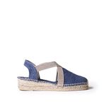 Toni Pons Women's espadrille in cotton fabric - VERDI-V - Navy, 5 UK - 38 EU