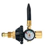 Helium Latex Balloon Filler Air Flow Inflator Regulator Meter Inflating 0-3000 PSI Gauge for CGA580 Tank Valve