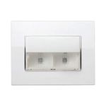 Anchor by Panasonic 65706-C Penta Modular 3M Polycarbonate Footlight - LED Based with Gina Plate Warm Light (White)