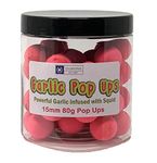 Ourons Pop Ups 15mm Powerful Garlic and Squid Fishing Bait 80g Tub