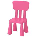 Ikea Mammut Children's Chair, in/Outdoor, Pink with TSS Cotton Balls (5 Pieces)