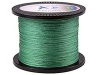 PE Braided Fishing Line 4 Strands 100M/300M/500M/1000M Super Strong Smooth PE Braided Multifilament Fishing Lines for Saltwater Fishing (Green, 10#-328Yard(300M)-0.6MM/100LB)