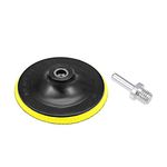 uxcell 6" Hook and Loop Backing Pad Sanding Polishing Backer Plate with M14 Drill Adapter for Random Orbit Sander Polisher Buffer