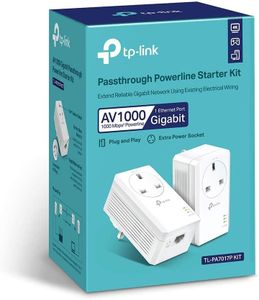 TP-Link Powerline Adapter Kit – Gigabit Ethernet, Plug & Play