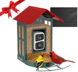 SOLIOM Solar Bird Feeder with Camer
