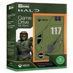 Seagate Game Drive for Xbox Halo Infinite SE, 5TB, External Hard Drive, 3.5 Inch, USB 3.2 Gen 1 for Xbox One and Xbox Series X|S, customisable RGB LED lighting, 2 year Rescue Services (STKX5000400)