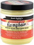 Aunt Jackie's Flaxseed Recipes Fix My Hair, Intensive Repair Conditioning Masque, Helps Prevent and Repair Damaged Hair, 15 Ounce jar