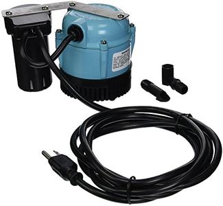Little Giant 550521, 1-ABS 115-Volt, 1/150 HP, 205 GPH Shallow Pan Condensate Removal Pump for portable air conditioners, dehumidifiers, Blue