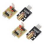 TECHDELIVERS® Laser Transmitter and Laser Receiver Sensor Module Non-modulator Tube module 5Volt 2-Pairs