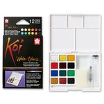 Sakura Koi Watercolors Field Box Set of 12 Colors, Assorted