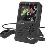 Metronome Tuner, Rechargeable 3 In 1 Digital Metronome Tuner Tone Generator for Guitar, Bass, Violin, Ukulele Chromatic Multifunction Tuner for All Instruments Metronome with Human Voice Beat