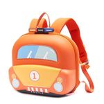 StarAndDaisy Police Joyride Kids Backpack for Kids Durable, Spacious & Fun Design, Ideal for School Essentials (Orange)