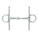 Korsteel Full Cheek Snaffle Corkscrew SS 5 inch