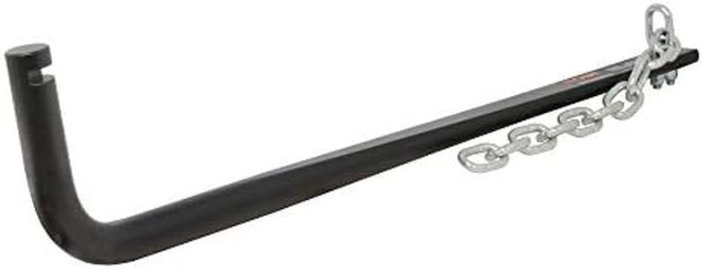 CURT 17074 Replacement Round Weight Distribution Hitch Spring Bar, 14K, Carbide Black Powder Coat