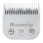 Masterclip Dog Clipping Blade A5 Clipper Blades 50F 40F 30F 15F 10F 9F 7F 7 5F 5# 4F 4# 3F 3# 2F 2# 5/8N toe blade compatible Oster Andis (7F)