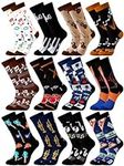 Suhine 12 Pairs Music Gift Socks fo